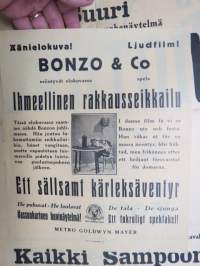 Bonzo & Co - Ihmeellinen rakkaustarina - Ett sällsynt kärleksäventyr -elokuvajuliste / movie poster