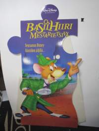 Basil hiiri - Mestarietsivä - mainosständi 2000-luvun alusta, taitettava, 90 x 160 cm
