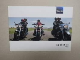 Triumph Rocket III 2008 motorcycle / moottoripyörä -myyntiesite / sales brochure