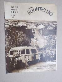 Radiokuuntelija 1937 nr 27