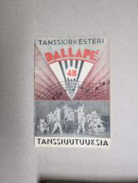 Dallapé tanssiuutuuksia 48. Vihko - valikoima tanssiuutuuksia - 1940