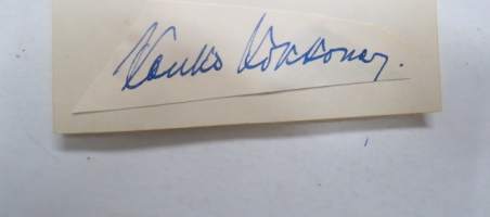 Kauko Kokkonen -nimikirjoitus / autograph