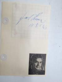 Joel Rinne -nimikirjoitus / autograph