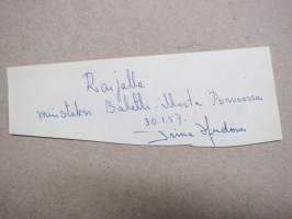 Kalevi Merikallio -nimikirjoitus / signature - autograph