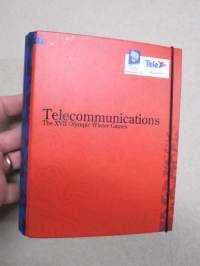 Lillehammer 1994 XVII Olympic Winter Games - Telecommunications -akkreditoiduille / rekoisteröityneille median edustajille jaettu kirja