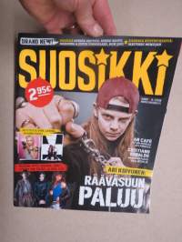 Suosikki 2008 nr 6, Ari Koivunen, Juliste Avril Lavigne & Hanoi Rocks, Cristiano Ronaldo, Sonata Arctica, Bon Jovi, ym.