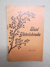 Helsingin Uusi Yhteiskoulu 1911-12, kertomus, oppilasluetteloissa mm. Jorma & Kirsti Gallén-Kallela, Raoul af Hällström