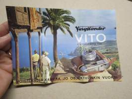 Voigtländer Vito kamera Vito C, CD, CL, CLR -myyntiesite / sales brochure