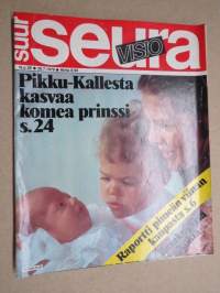 Seura 1979 nr 29, Pikku-Kallesta kasvaa komea prinssi, Za spitskami - Tulitikkuja lainaamassa, 100 000 pimeän pullon miehet, Leo Palin lähti rahakentille, ym.