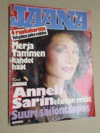 Jaana 1979 nr 33, Merja Tammi kahdet häät, Anneli Sarin elämän eväät, Suuri säilöntäopas, Lam Boi Nhu - Suomen ensimmäinen venepakolainen, Vennamonvaihdos, ym.