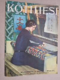 Kotiliesi 1933 nr 5, kansikuva Rudolf Koivu, Nainen valtiollisessa elämässä, Maalaiskodin vierashuone, Tunnettuja naisia, Vierasta odotetaan maalle, ym.