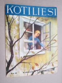 Kotiliesi 1933 nr 21, kansikuva Rudolf Koivu, Ajatusten vaihtoa, Pyhäinpäivänä, Naisen oikeus, Pienen kaupunkihuoneiston sisustaminen, Oma säästötili, ym.