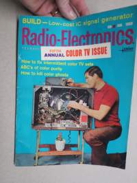 Radio-Electronics 1968 january - Fifth Annual Color TV Issue