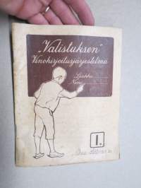 Valistuksen kaunokirjoitusjärjestelmä 1.