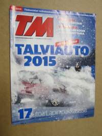 Tekniikan Maailma 2015 nr 4, Talviauto 2015, Koeajossa smart forfour, 17 autoa Lapin pakkasissa, Uusin tekniikka, ym.