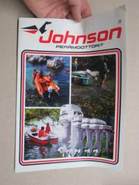 Johnson perämoottorit -myyntiesite / sales brochure