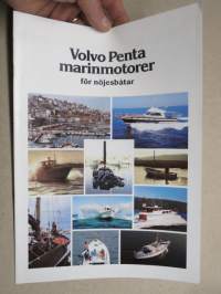 Volvo Penta marinmotorer -myyntiesite / sales brochure