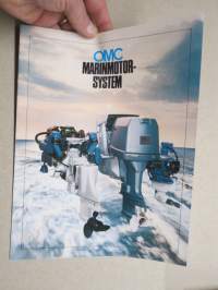 OMC marinmotorsystem -myyntiesite / sales brochure