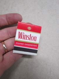 Winston Filter Cigarettes -mainostikkuvihko / tikkuaski