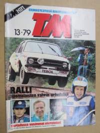 Tekniikan Maailma 1979 nr 13, Ralli -suomalaisten vahvin urheilulaji, Espoon automuseo, Konsumerismi -kuluttajansuojaa vai poliittista pelleilyä?, ym.