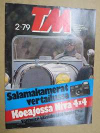 Tekniikan Maailma 1979 nr 2, Salamakamerat vertailussa, Hinaajan hommat, Maailma huutaa energiaa, Japanilaisten ilmapallohyökkäys Amerikkaan 1944-45, ym.