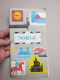 Shell Norge 1961 -tiekartta / road map