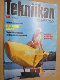 Tekniikan Maailma 1970 nr 10, Pienet ja ketterät Hannoverissa, Salalammen salaisuus, Ideoita sovellutuksia, Laina-autolla lomalle, Hyyryllä petokairaan, ym.