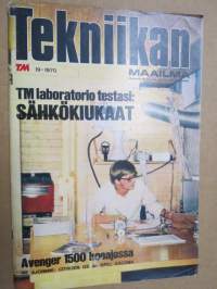 Tekniikan Maailma 1970 nr 19, Avenger 1500 koeajossa, Jenkkien concorde, Inertia-suunnistin käskee, autopilotti ohjaa, Sähkö-isku sauna-Suomeen, Erikoiskellot, ym.