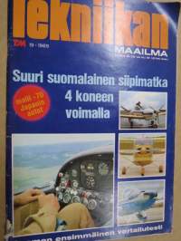 Tekniikan Maailma 1969 nr 19, Suuri Suomalainen siipi-matka, Löydettävä työntekijöitä ja toteutettava uusi malli joka vuosi, Pieni Mersu ei parempi, Audi 100 LS, ym.