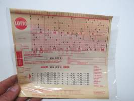 Lotto - mainoskupongit, jotka on lähetetty kotitalouksiin pakkauksessa