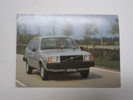 Volvo 343 1977 -mainospostikortti / advertising post card