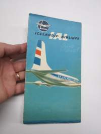 Icelandic Airlines IAL Loftleidir -brochure