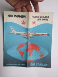 Air Canada - Trans-Canada Airlines -brochure / esite
