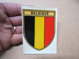 Belgique (Belgium / Belgia) -decal / vesisiirtokuva 1960-luvulta