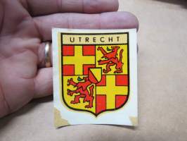 Utrecht (Holland - Hollanti) -decal / vesisiirtokuva 1960-luvulta