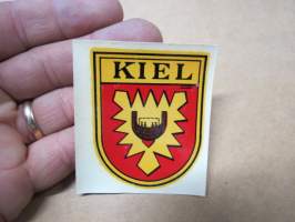 Kiel (Germany - Saksa) -decal / vesisiirtokuva 1960-luvulta