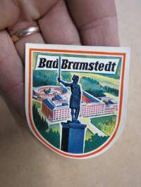 Bad Bramstedt (Germany - Saksa) -decal / vesisiirtokuva 1960-luvulta