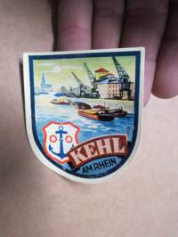 Kehl (Germany - Saksa) -decal / vesisiirtokuva 1960-luvulta