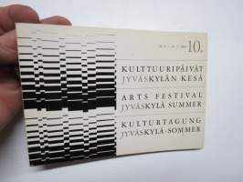 Jyväskylän kesä 1965 - 10. Kulttuuripäivät / Arts Festival Jyväskylä Summer / Kulturtagung Jyväskylä-Sommer