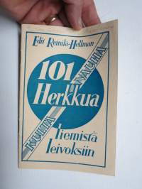 101 Herkkua liemistä leivoksiin - Kultanauha margariini mainoskirjanen