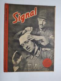 Signal 2. Numero de avril 1942, Un autre raconte, Le Führer - Keitel - Jodl, Max Planck, Le sacrifice nuptial, Mode de Berlin... -german proganda magazine in french
