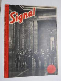 Signal 1940 nr 14; Die Dreier-Pakt - Ribbentrop Ciano - Kurusu, AEine Bildfolge aus dem Hauptquartier - Adolf Hitler -german propaganda magazine in german