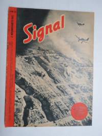 Signal 1942 nr 22; Inferno Stalingrad, Mellem Kaukasus og Aegypten, Pansertoget, Kampen om Libyen, Reumatismen -german propaganda magazine in danish