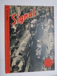 Signal 1943 nr 4; Flugzeuge noch und noch, Reinhard Heydrich, SS-Oberst-Gruppenführer Kurt Daluege, Reichsprotektoriat -german propaganda magazine in german