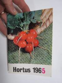 Hortus siemenet / puutarhasiemenluettelo 1965