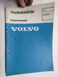 Volvo Kuorma-autot Huoltokäsikirja osa 6 Etuakselisto ja ohjauslaitteet F6 -korjaamokirjasarjan osa
