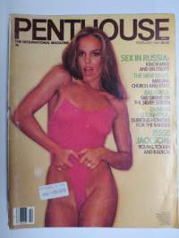 Penthouse 1981 February -adult graphics magazine / aikuisviihdelehti