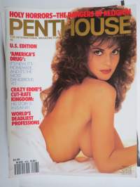 Penthouse 1990 August -adult graphics magazine / aikuisviihdelehti