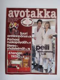 Avotakka 1976 nr 10, Anne Pohtamo & Arto Hietanen, Näin on hyvä asua - talo Rintala Vihti, Työhuoneita, Ruokapöydät, 43 neliötä neljälle, ym.