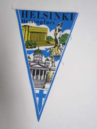 Helsinki - Helsingfors -matkailuviiri / souvenier pennant